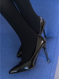 NO.090 Sweet Pea - high heels, thick black silk(22)